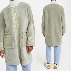L. F. Markey Reversible Heat Coat in Duck Egg size S/M